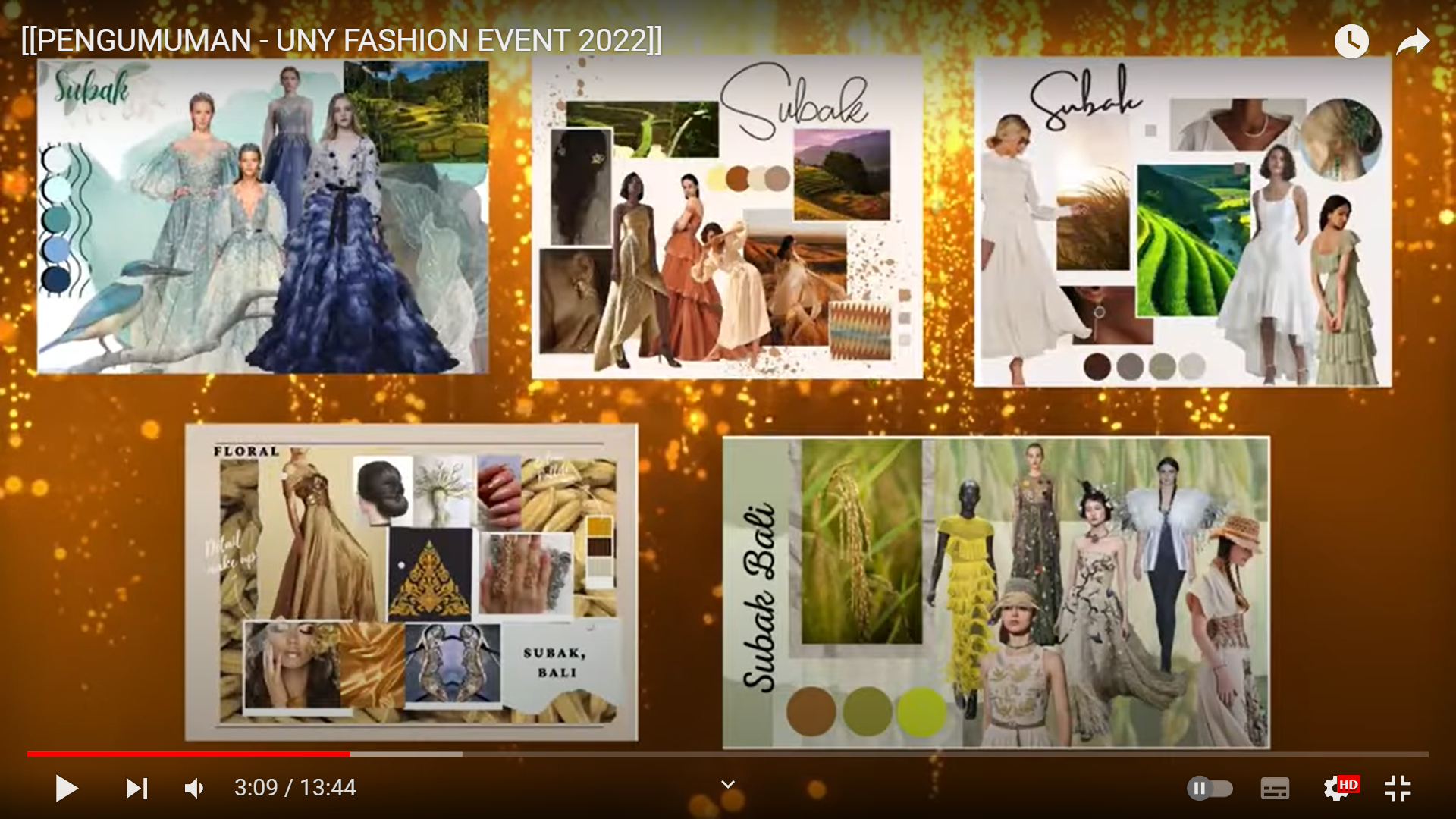 Foto UNY Virtual Fashion Event 2022
