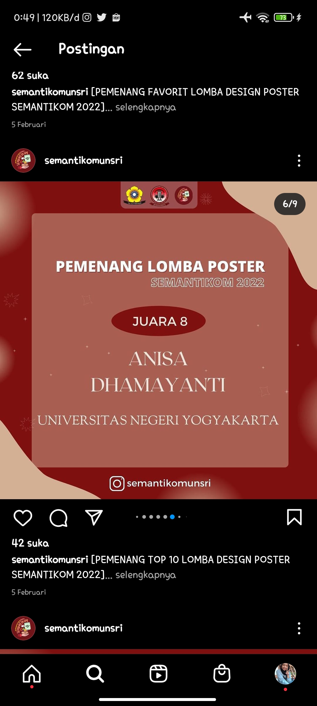 Foto Lomba Poster Digital SEMANTIKOM