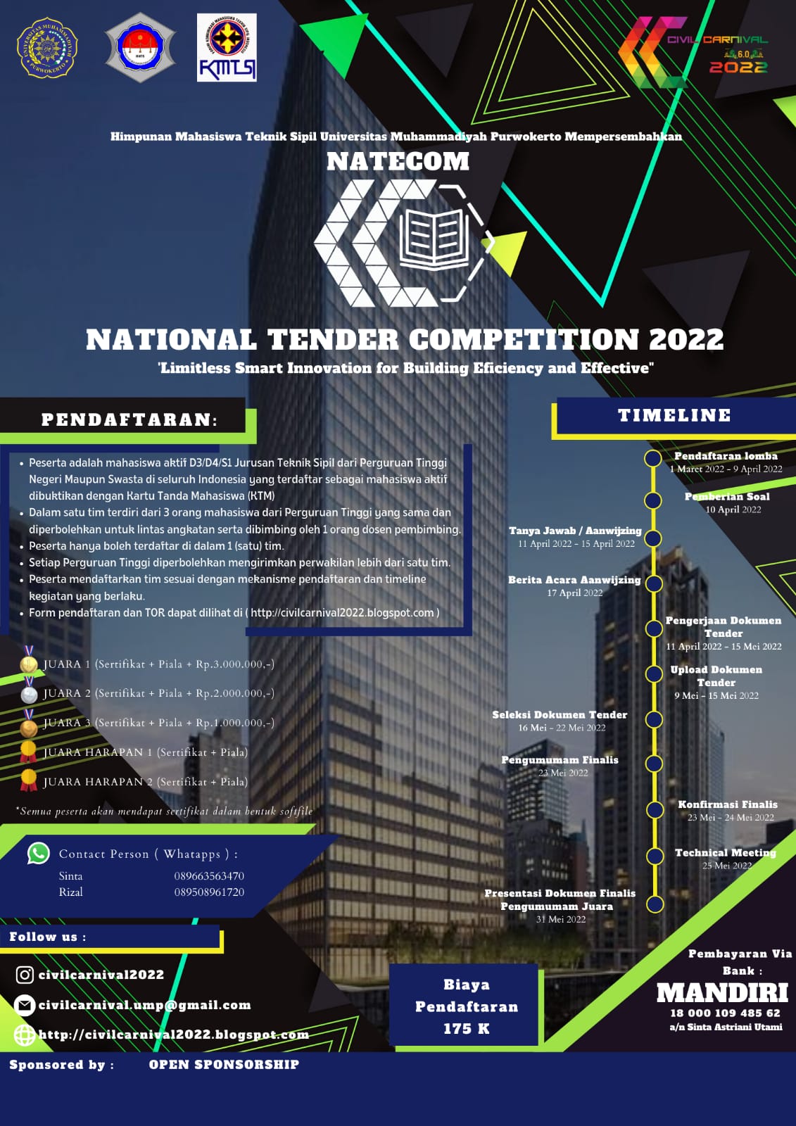 Foto NATIONAL TENDER COMPETITION 2022