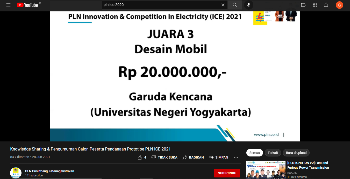 Foto PLN Innovation and Competition of Electricity