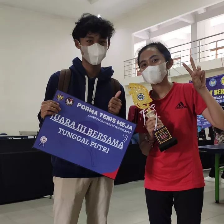 Foto Pekan Olahraga Mahasiswa Tenis Meja Universitas Negeri Yogyakarta 2021
