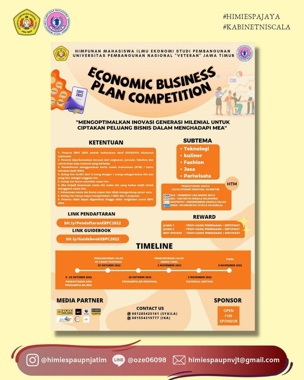 Foto Economic Business Plan Competition 2022
