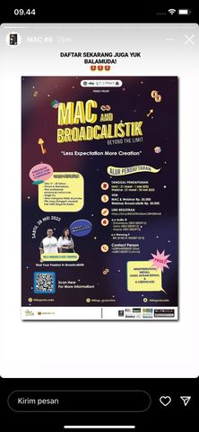 Foto Lomba Voice Over MAC and Broadcalistik