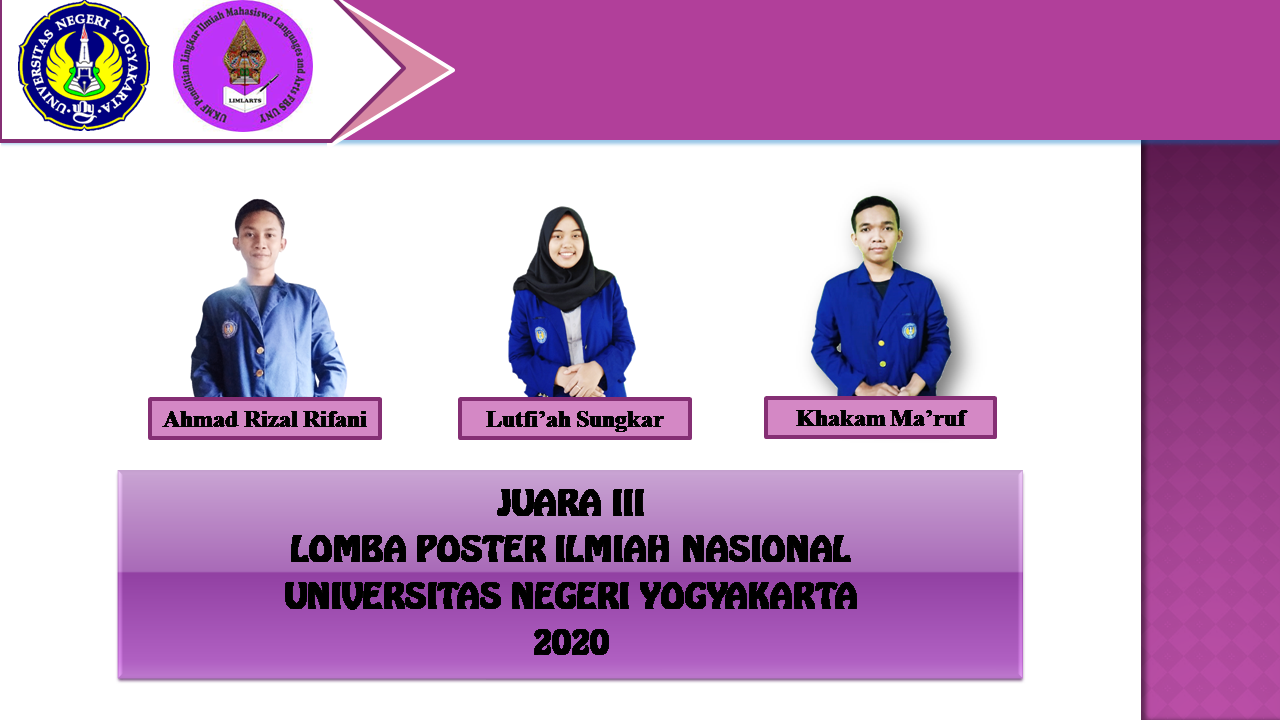 Foto Lomba Poster Ilmiah Mahasiswa Nasional LIMLARTS #4 Tahun 2021