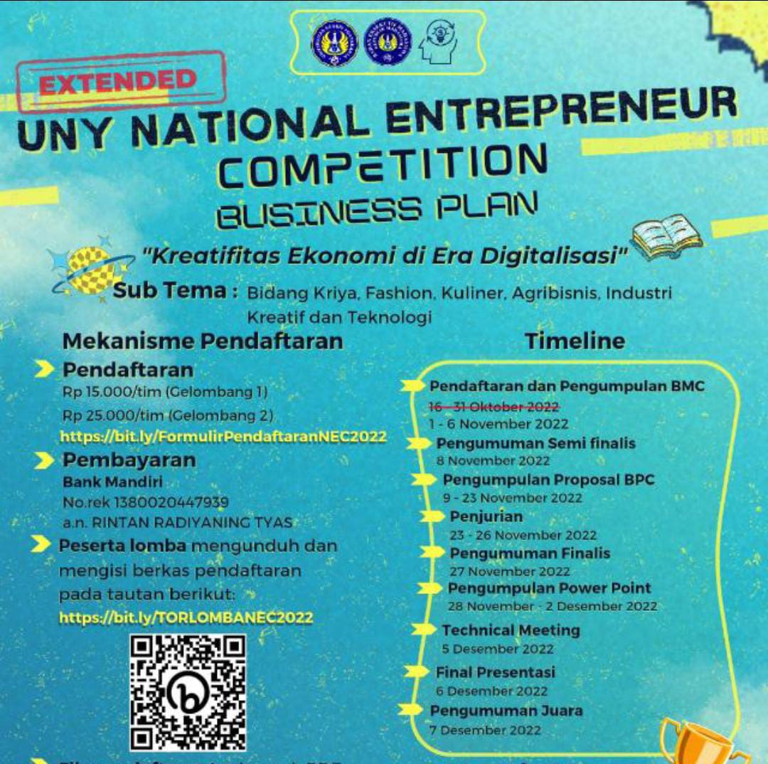 Foto UNY National Entrepreneur Competition