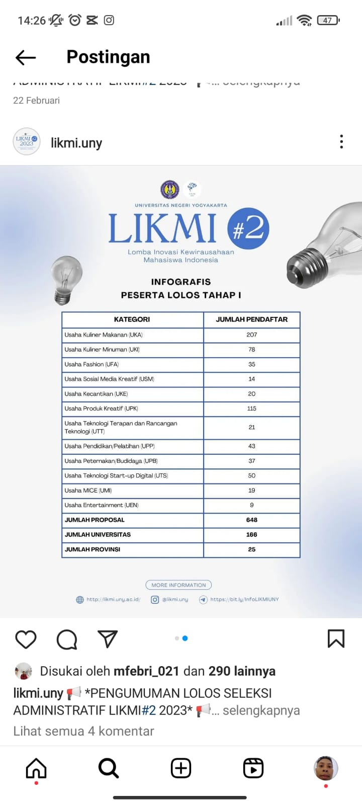 Foto Lomba Inovasi Kewirausahaan Mahasiswa Indonesia (LIKMI) #2