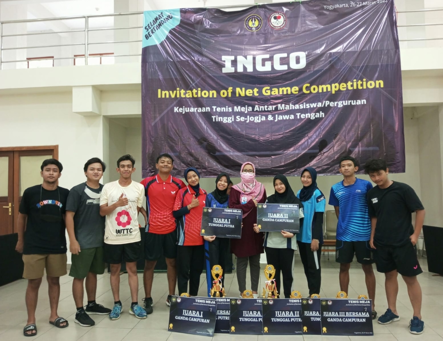 Foto Kejuaraan Undangan Kompetisi Game Net INGCO 2022