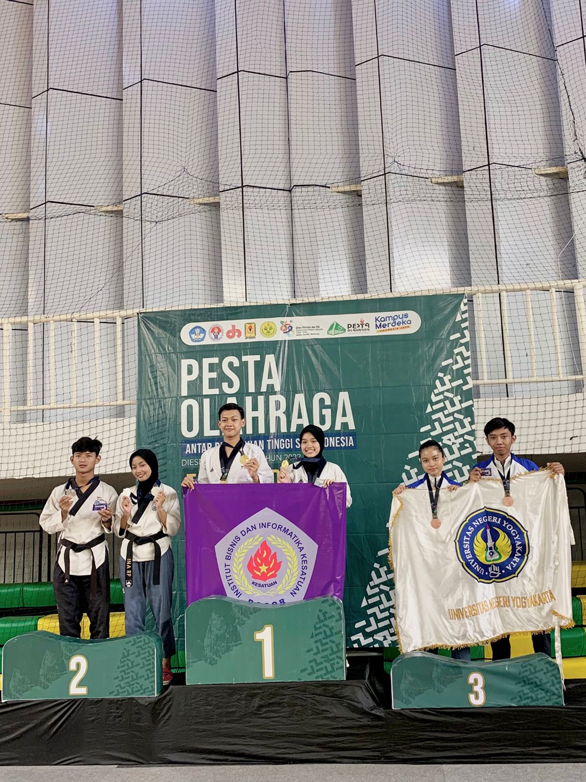 Foto Pesta Olahraga Antar Perguruan Tinggi Se-Indonesia Dies Natalis Ke-58 Tahun 2022 Taekwondo