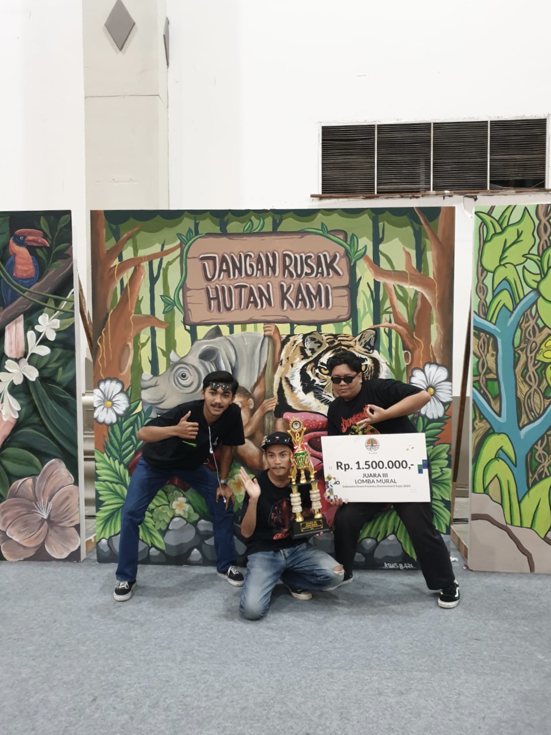 Foto Lomba Mural Indonesia Green Forestry Environment 2023