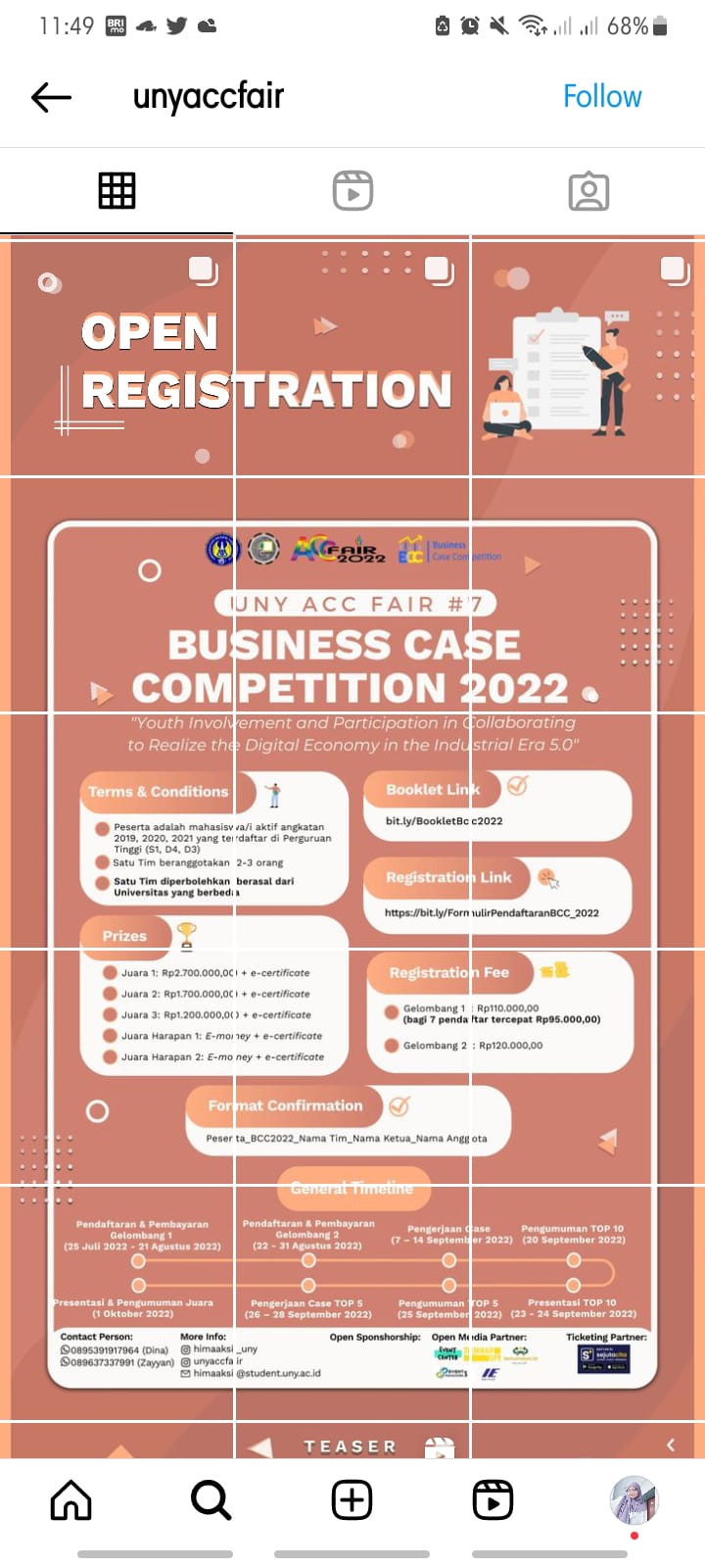 Foto Business Case Competition Accounting Fair 2022