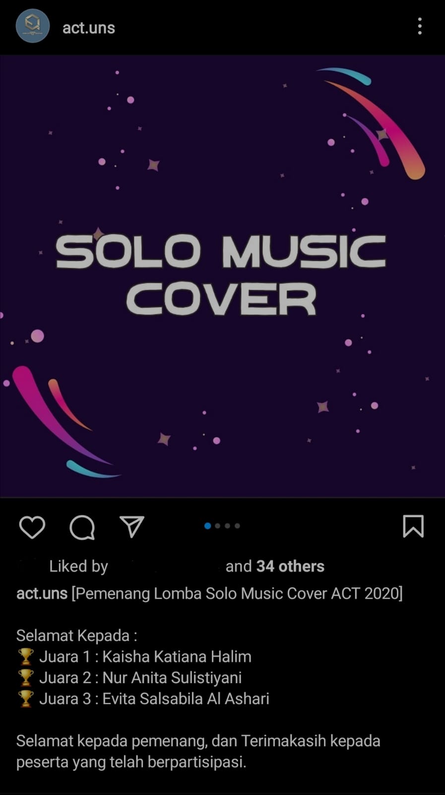 Foto SOLO MUSIC COVER COMPETITION