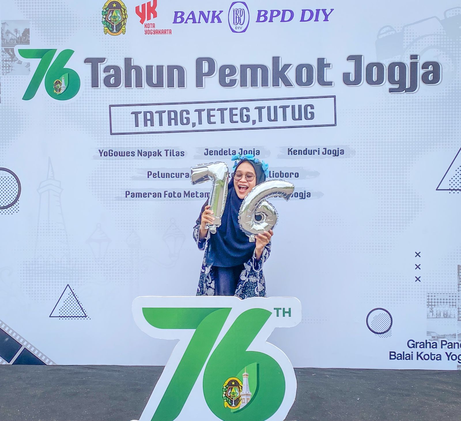 Foto Lomba Photobooth dalam Rangka HUT Ke-76 Pemerintah Kota Yogyakarta