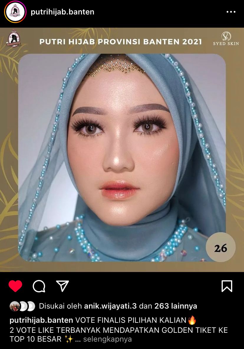 Foto Putri Hijab Banten 2021