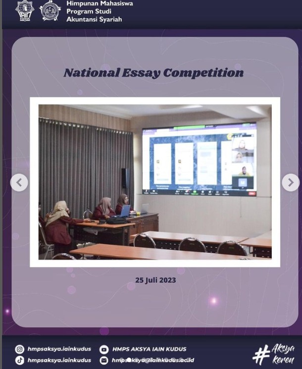 Foto  Lomba National Essay Competition Accounting Fair