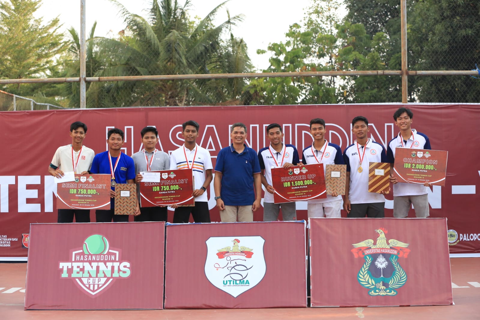 Foto Kejuaraan Nasional Hasanuddin Tenis Cup - V 2023