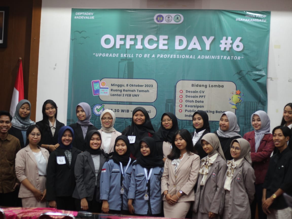 Foto Office Day - Lomba Mahasiswa Administrasi Tingkat Nasional Tahun 2023