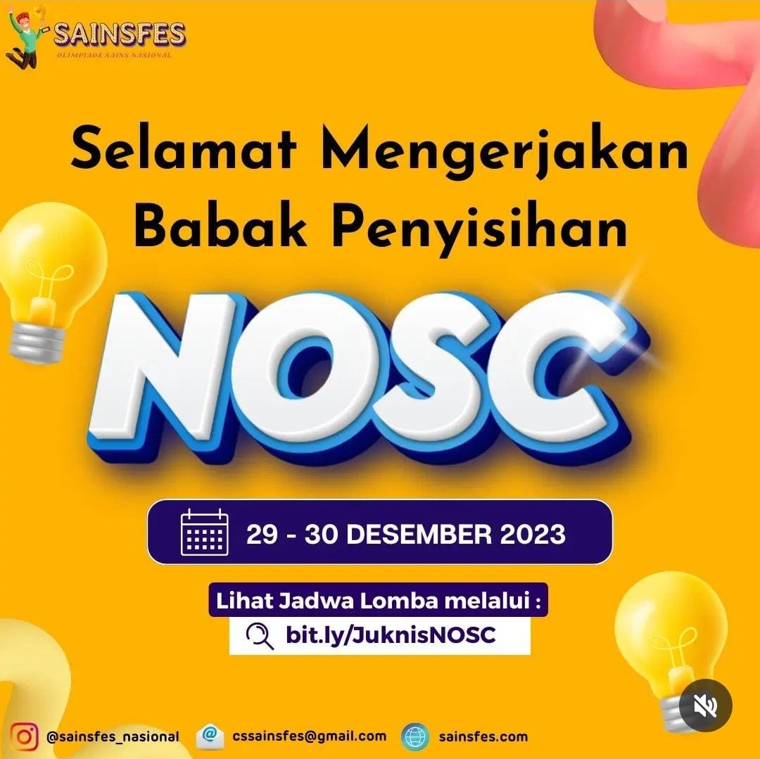 Foto National Outstanding Student Competition (NOSC) 2024