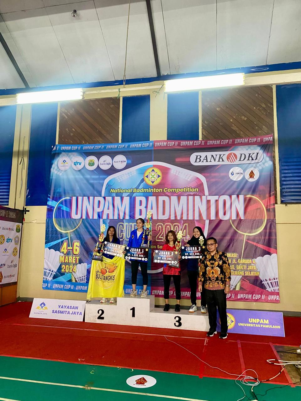 Foto Kompetisi Nasional Bulu Tangkis UNPAM CUP II 2024